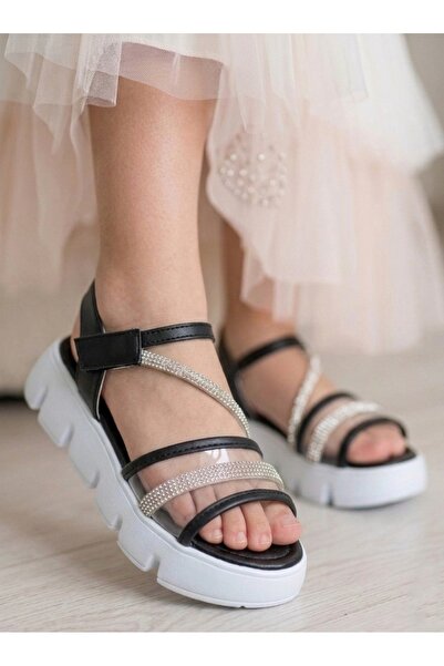 Julshen Κοριτσίστικα πέτρινα πέδιλα με ψηλή σόλα