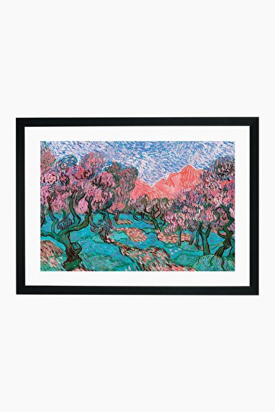 Raven Art Studio Vincent Van Gogh - Livadăa Roză, 1888 Tablou + Ramă