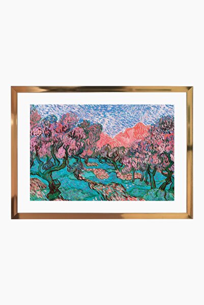 Raven Art Studio Vincent Van Gogh - Livadăa Roză, 1888 Tablou + Ramă