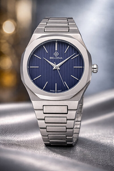 belona Luxury men's watch, stainless steel, water resistant up to 3ATM, comes...