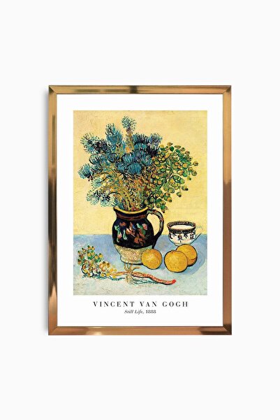 Raven Art Studio Vincent Van Gogh - Still Life, 1888 Painting + Frame