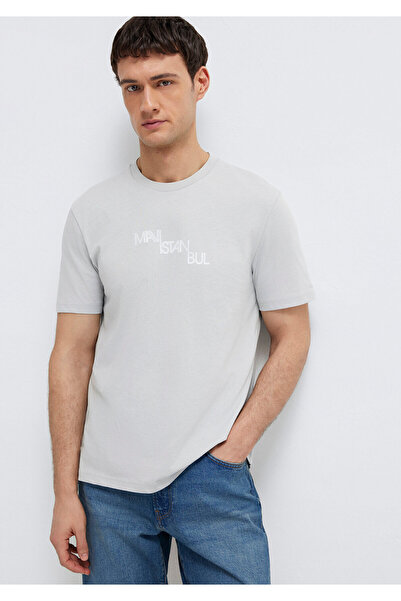 Mavi Istanbul Printed Grey T-shirt Regular Fit / Regular Fit0612274-70075