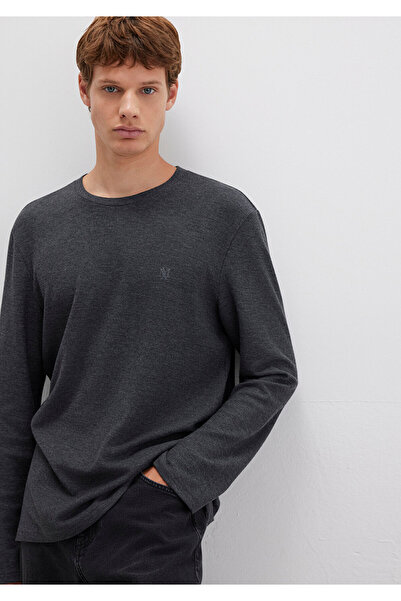 Mavi Langärmliges graues T-Shirt Slim Fit / Slim Fit 065755-29758