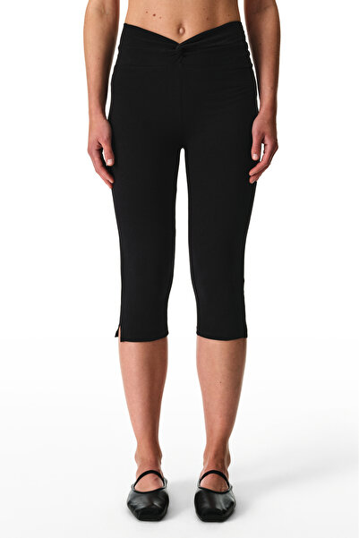 Penti Siyah Twisted Waist Kapri Tayt