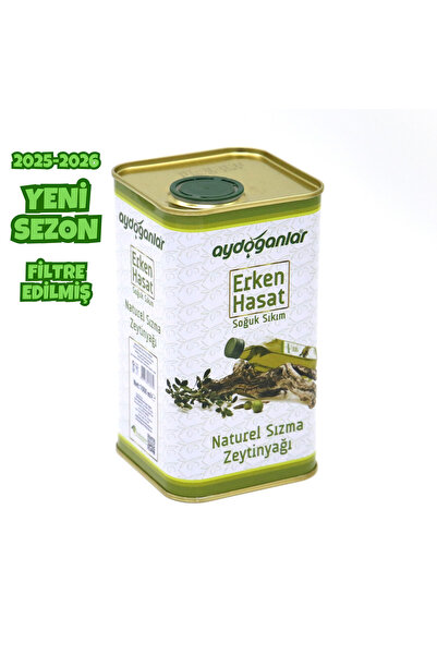 Aydoğanlar Erken Hasat Soğuk Sıkım Zeytinyağı Teneke 1 Lt
