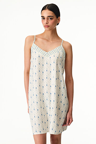 Penti Bej Serenity Floral Gecelik