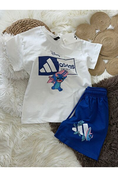 Alvadonna SET UNISEX CU PANTALONI SCURȚI IMPRIMAȚI