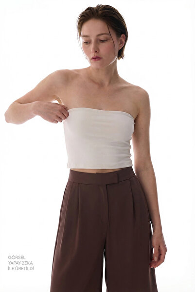 Penti White Strapless Top