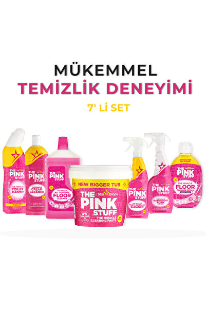 ThePinkStuff BAHAR Temizlik Paketi Evbakım Seti-Çok Amaçlı-Mutfak-Banyo-Ocak-...