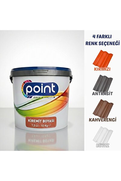 Point Boya KİREMİT BOYASI (Beyaz, 10 kg)