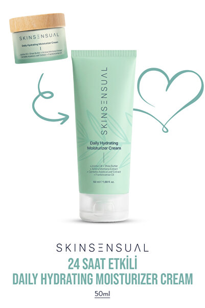 Skin Sensual مرطب يومي - زبدة الشيا الميتة بالجوجوبا، كريم ترطيب فعال لمدة 24...