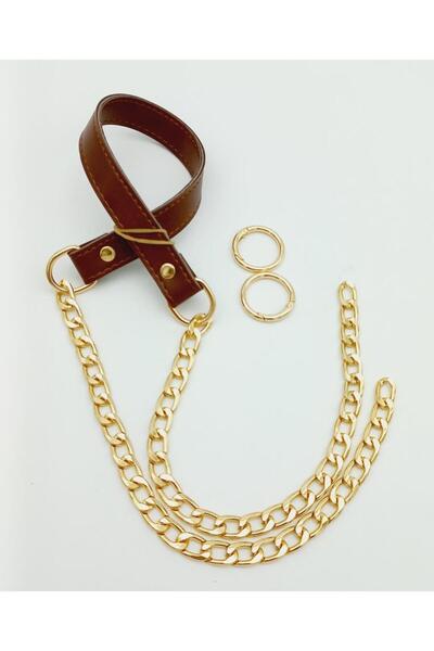 angel çanta aksesuar Τσάντα με αλυσίδα από τεχνητό δέρμα ραμμένο μαύρισμα χρώ...