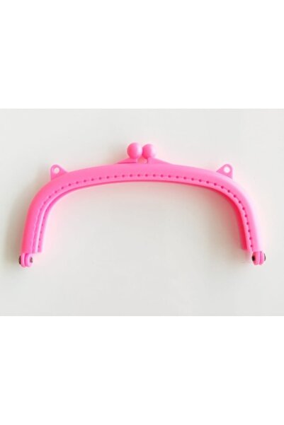 angel çanta aksesuar Clip Portofel Plastic 16 Cm Roz