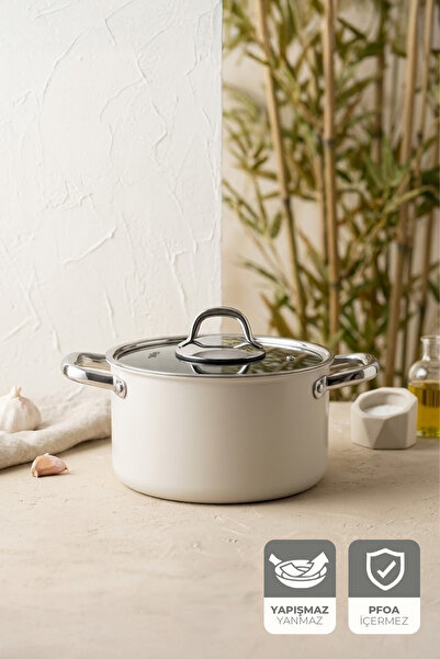 Kitchen Life وعاء جيجيلي إسبيرانزا من التيتانيوم مقاس 20 سم كريمي