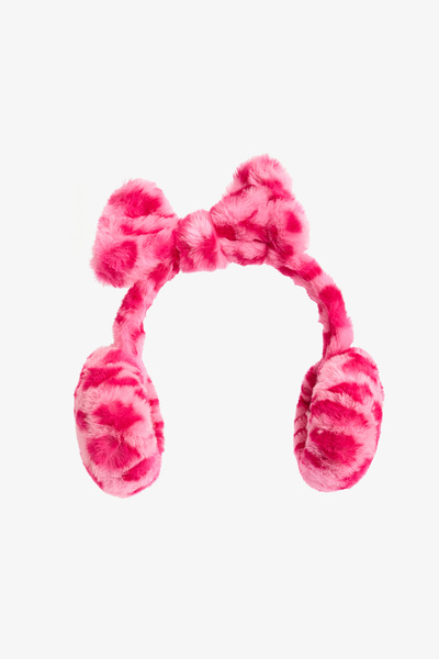 Penti Kız Çocuk Leopar Desenli Fiyonk Detaylı Kulaklık