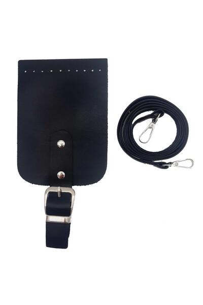 angel çanta aksesuar Σετ τσάντα από συνθετικό δέρμα με αγκράφα και συσκευή κά...