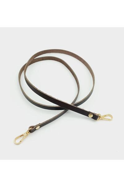 angel çanta aksesuar Model Spaghetti din Piele Reală Maro Mâner Geantă Metal ...