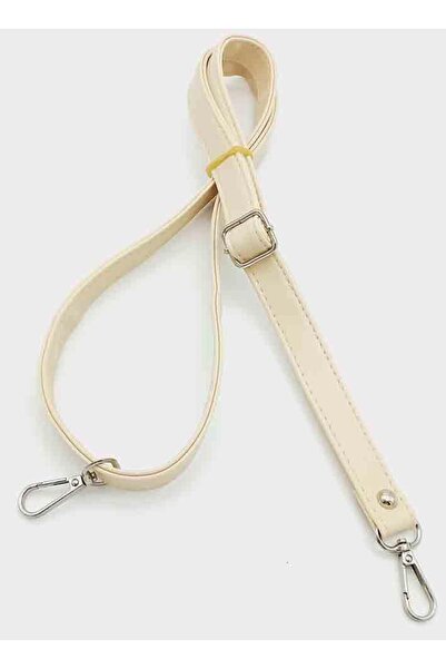 angel çanta aksesuar Κρεμ Ασημένιο Μεταλλικό Λαβή Τσάντας 125Χ2 εκ. με Συρόμε...