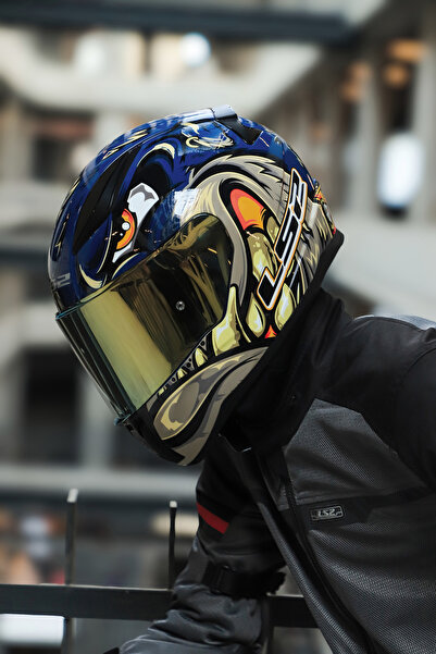 LS2 RAPID 2 SPOX MAVİ-GRİ KASK