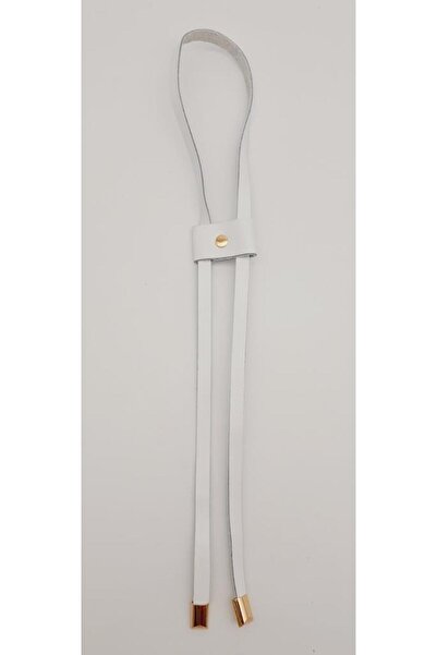 angel çanta aksesuar Αξεσουάρ Angel Bag Λευκό πραγματικό δέρμα με κορδόνι με ...