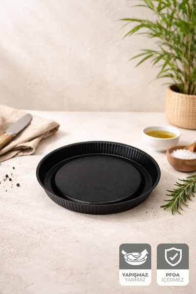 Kitchen Life Gigilli Titanium Tart Mold 30 cm Black