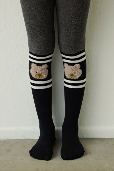 Penti Chiloți negri Pretty Bear pentru fetiță