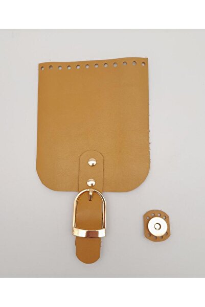 angel çanta aksesuar Κάλυμμα τσάντας από γνήσιο δέρμα 21x12 εκ. σε χρώμα μουσ...