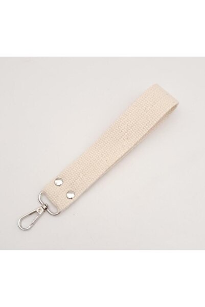 angel çanta aksesuar Extractor de coloană din bumbac crem cu metal argintiu