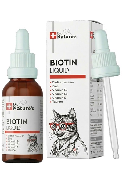 Dr. Nature's DRNATURES CAT BİOTİN PLUS 50 ml ( Kediler için Tüy sağlığı