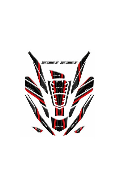 Gogo Honda PCX 125 2021-2024 Tank Pad 26 Parça 002