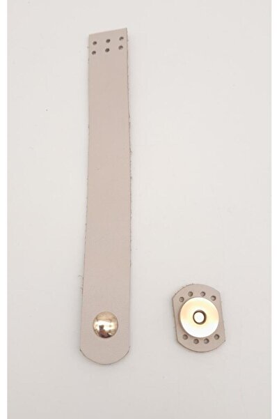 angel çanta aksesuar Geantă dreptunghiulară din piele naturală bej, 18 x 2,3 ...