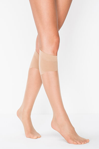 Penti Celodenní nové protiskluzové kalhotové ponožky v barvě kůže