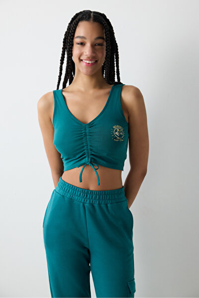 Penti Гаррі Поттер Racer Back petrol green short top