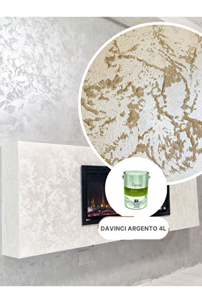 Ferrara Design Vopsea decorativa perlata Davinci, Ferrara Design, culoare arg...