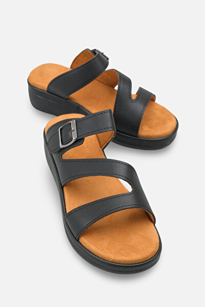 Solo Bag Γυναικείες Μαύρες Ορθοπεδικές Παντόφλες με Μαλακή Σόλα, Ανατομικές, ...