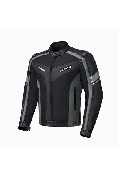 Scoyco JK 152 Motosiklet Montu Siyah Gri