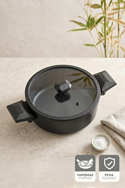Kitchen Life Gigilli Cristel Oală din Titan Karnıyarık 24 cm