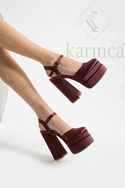 Karınca Pantofi de seară, pantofi de mireasă - pantofi cu platformă cu două s...