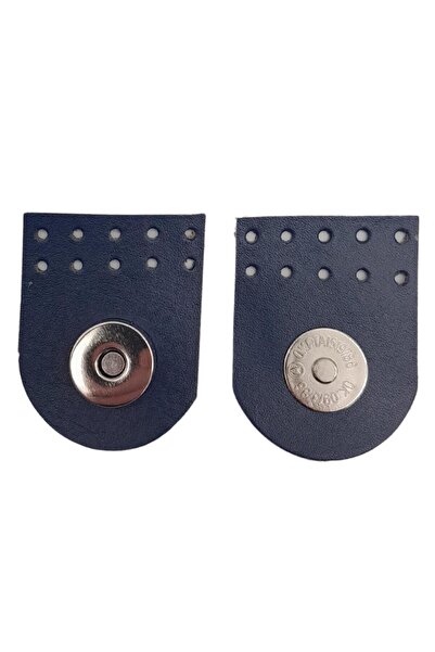 angel çanta aksesuar Τσάντα Angel Navy Blue - Πραγματικό δέρμα, Μαγνήτης μονή...