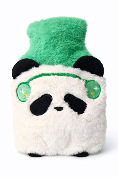 YOYOSO Panda Sıcak Su Torbası – 800 ml (Yeşil)