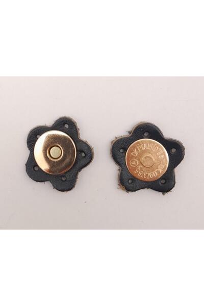 angel çanta aksesuar Închidere cu magnet cu model de flori din piele naturală...
