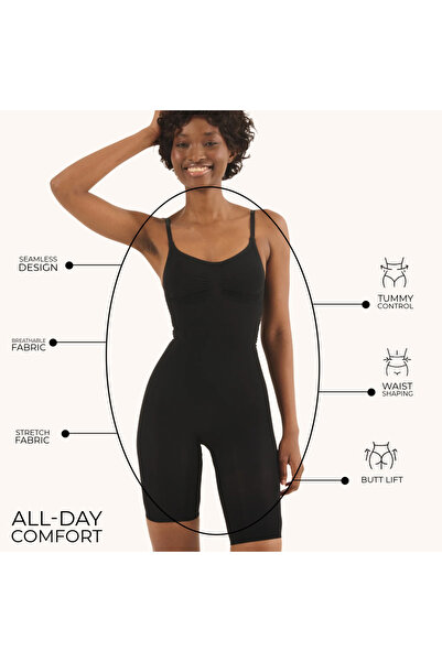 VIGORV Seamless Long-Legged Bodysuit Corset Waist Tightener