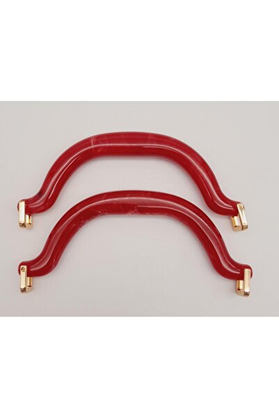 angel çanta aksesuar Ακρυλικό Κόκκινο Χρώμα Μαρμάρινο Μοτίβο Ανοιχτό Χρυσό Δα...