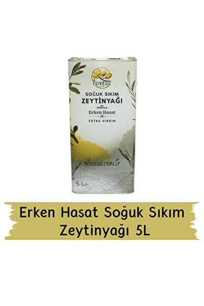 olivessgemlik Erken Hasat Soğuk Sıkım Zeytinyağı 5L