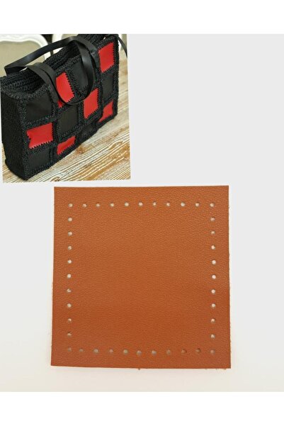 angel çanta aksesuar 10x10 cm Piele artificială pătrată Culoare bronzată 1 bu...