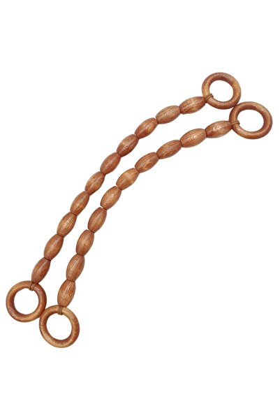 angel çanta aksesuar Anđeo bež boje Torba - 20 mm ovalna drvena Sa perlama , ...
