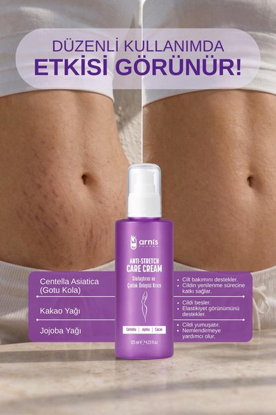 Arnis Pharma Firming and Anti-Stretch Mark Moisturizing Care Cream for Pregnant Women 125ml