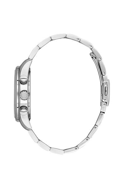 Daniel Klein Erkek Gümüş Mavi Tasarım Kadran Aktif Fonksiyonlu Metal Kordon K...