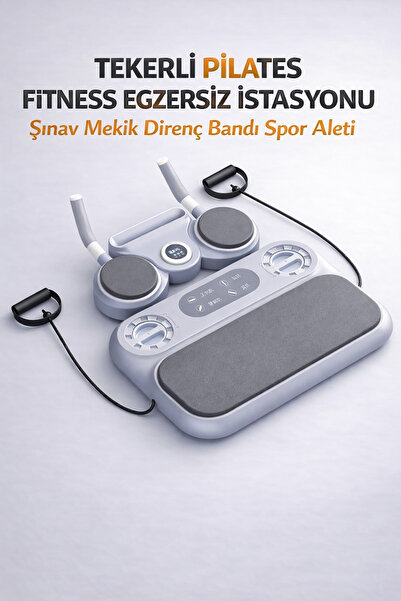 6 in 1 Exercise Platform Push-Up Board with Resistance Band Counter