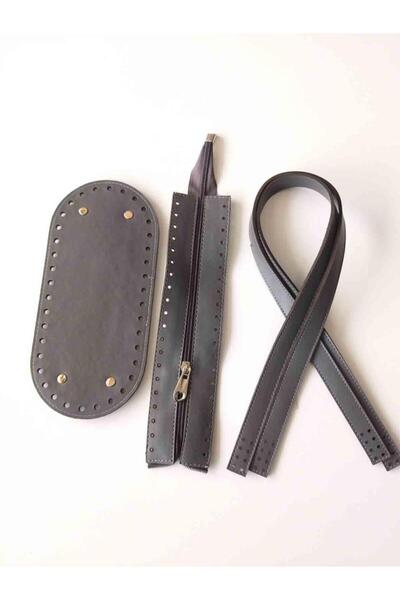 angel çanta aksesuar Set cu fermoar cu talpă cu mâner, gri